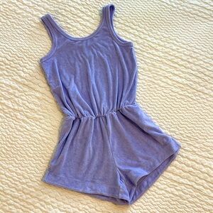 GAP Kids, Girls’ Terrycloth Swim Coverup Romper, Size L